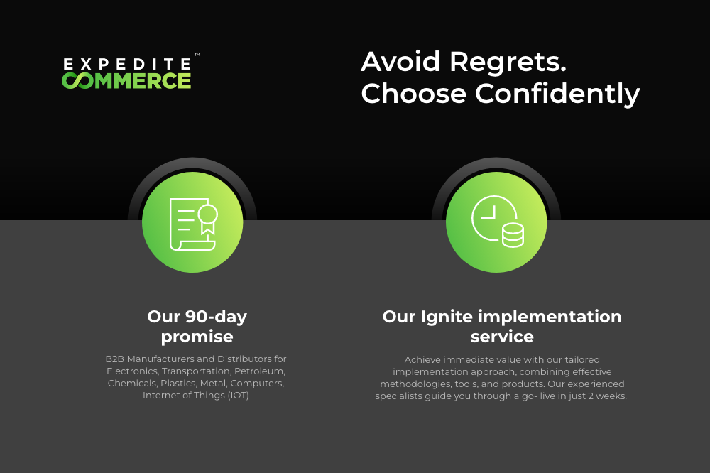 screenshot of Expedite Commerce